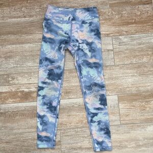 Athleta girl high rise chit chat printed leggings